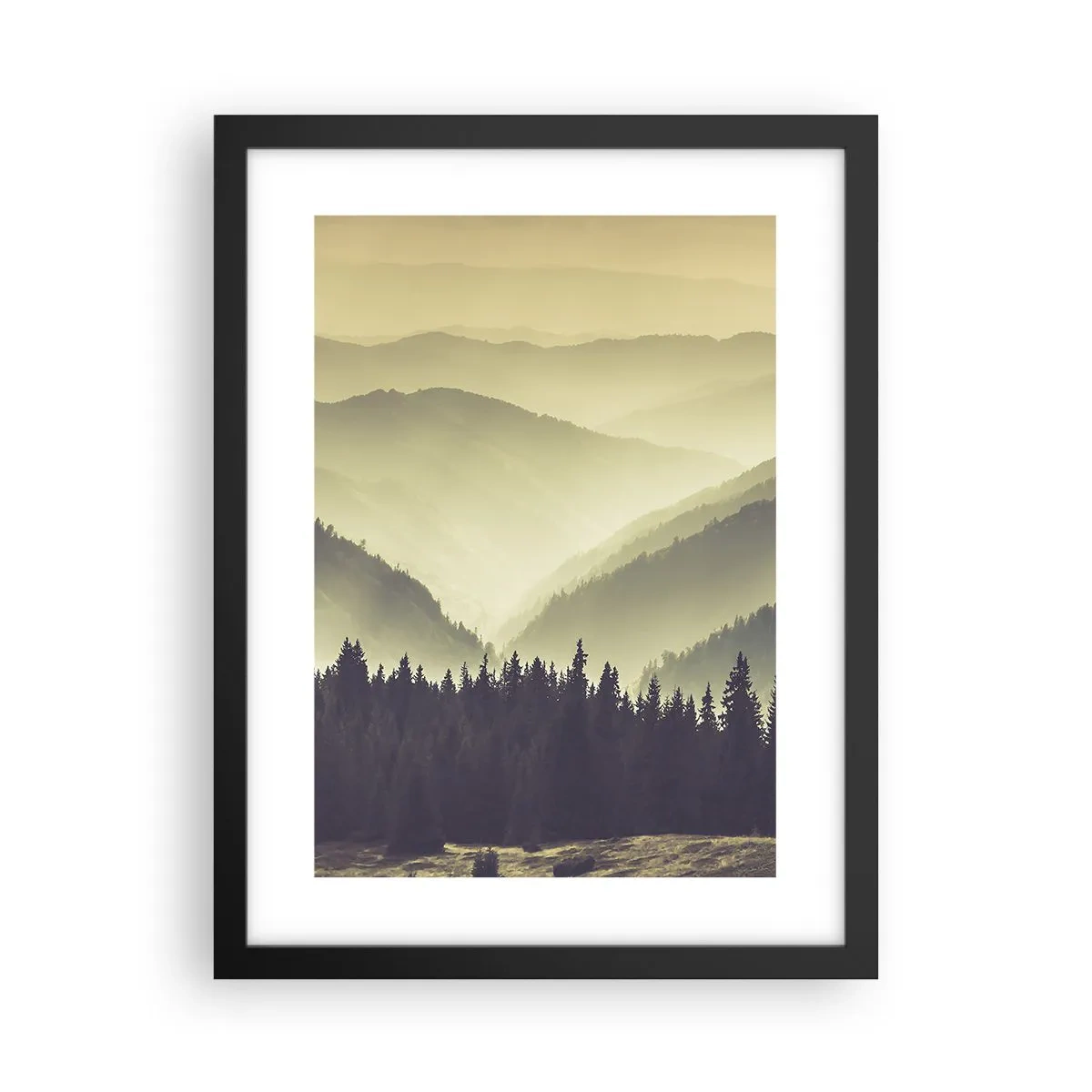 Plakát v černém rámu - Za sedmero horami… - 30x40 cm