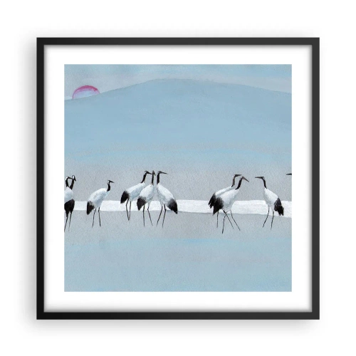 Plakát v černém rámu - Po horkém dni - 50x50 cm