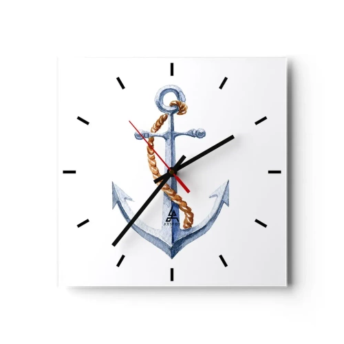 Nástěnné hodiny - Ahoj, dobrodružství! - 40x40 cm