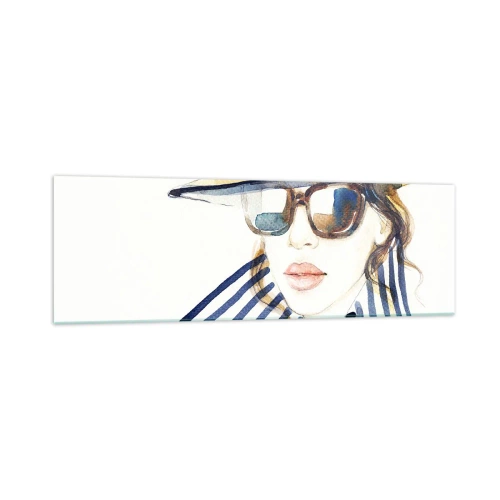 Obraz na skle - Florida vítá! - 160x50 cm