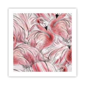 Plakát - Ptačí corps de ballet - 50x50 cm