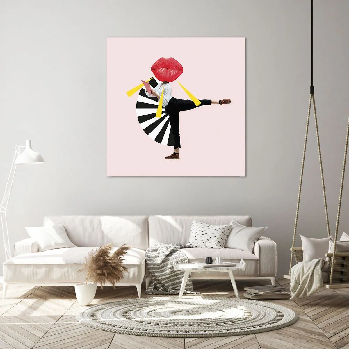 Obraz na plátně - Surrealistický pop-art - 50x50 cm