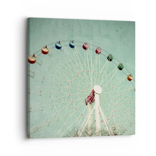 Obraz na plátně - Zveme vás k zábavě - 30x30 cm