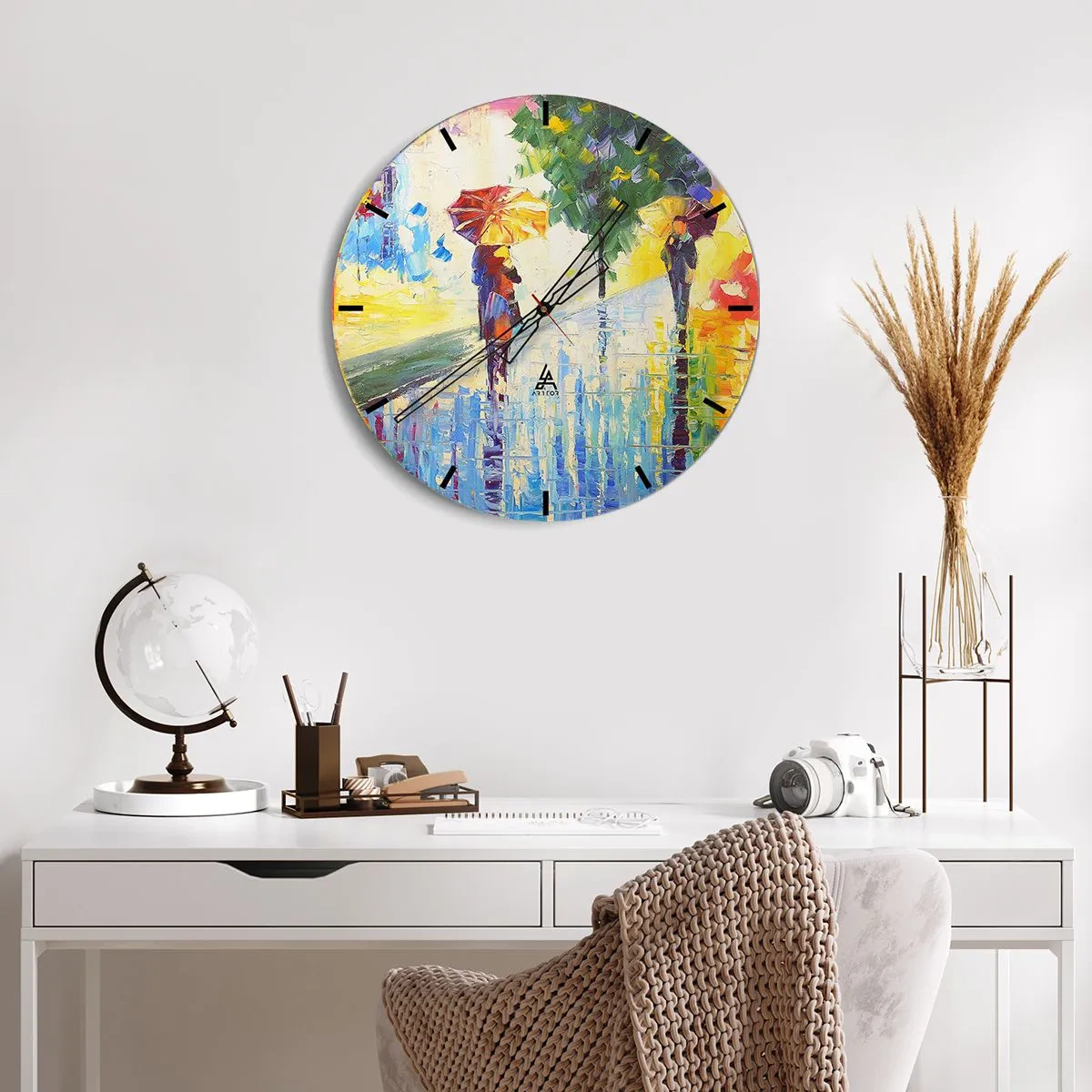 Nástěnné hodiny - A všechno je jasné - 30x30 cm