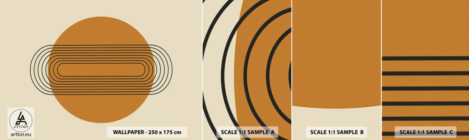 Fototapeta Vzorek Standard Eco - Dokonalý plán - Abstrakce, Grafika, Moderní vzor - 100x30 cm