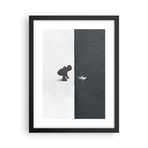 Plakát v černém rámu - Velká výprava - 30x40 cm