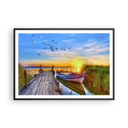 Plakát v černém rámu - Na shledanou zítra - 100x70 cm