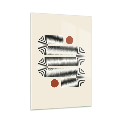 Obraz na skle - Od začátku do konce - 50x70 cm