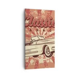 Obraz na plátně - V rádiu je Elvis - 55x100 cm