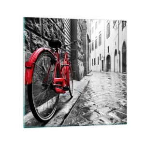 Obraz na skle - Skutečná krása nestárne - 70x70 cm