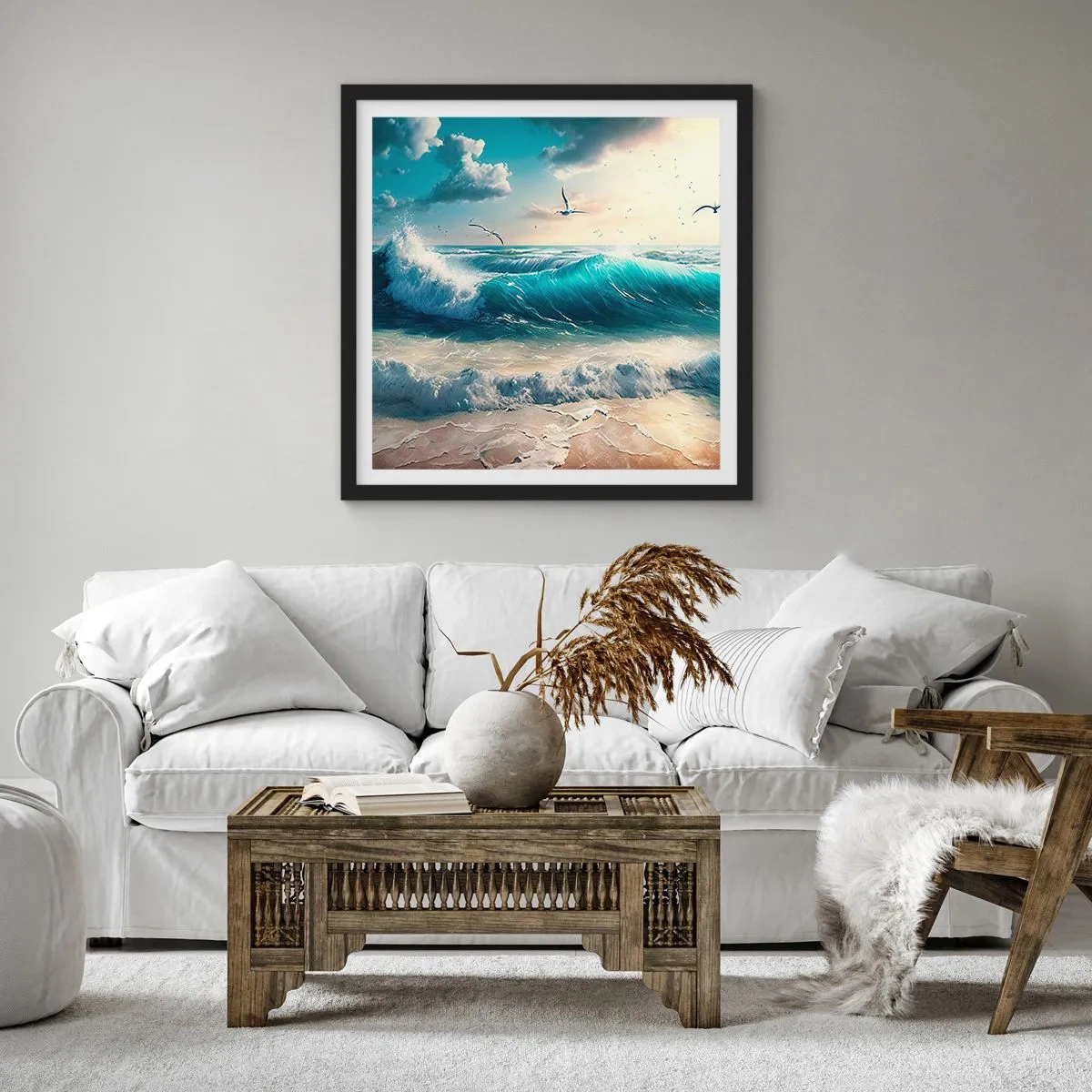 Plakát v černém rámu - Šustění jen pro tebe - 60x60 cm