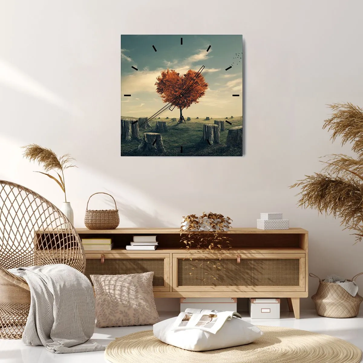 Nástěnné hodiny - Pořád je ještě naděje - 40x40 cm