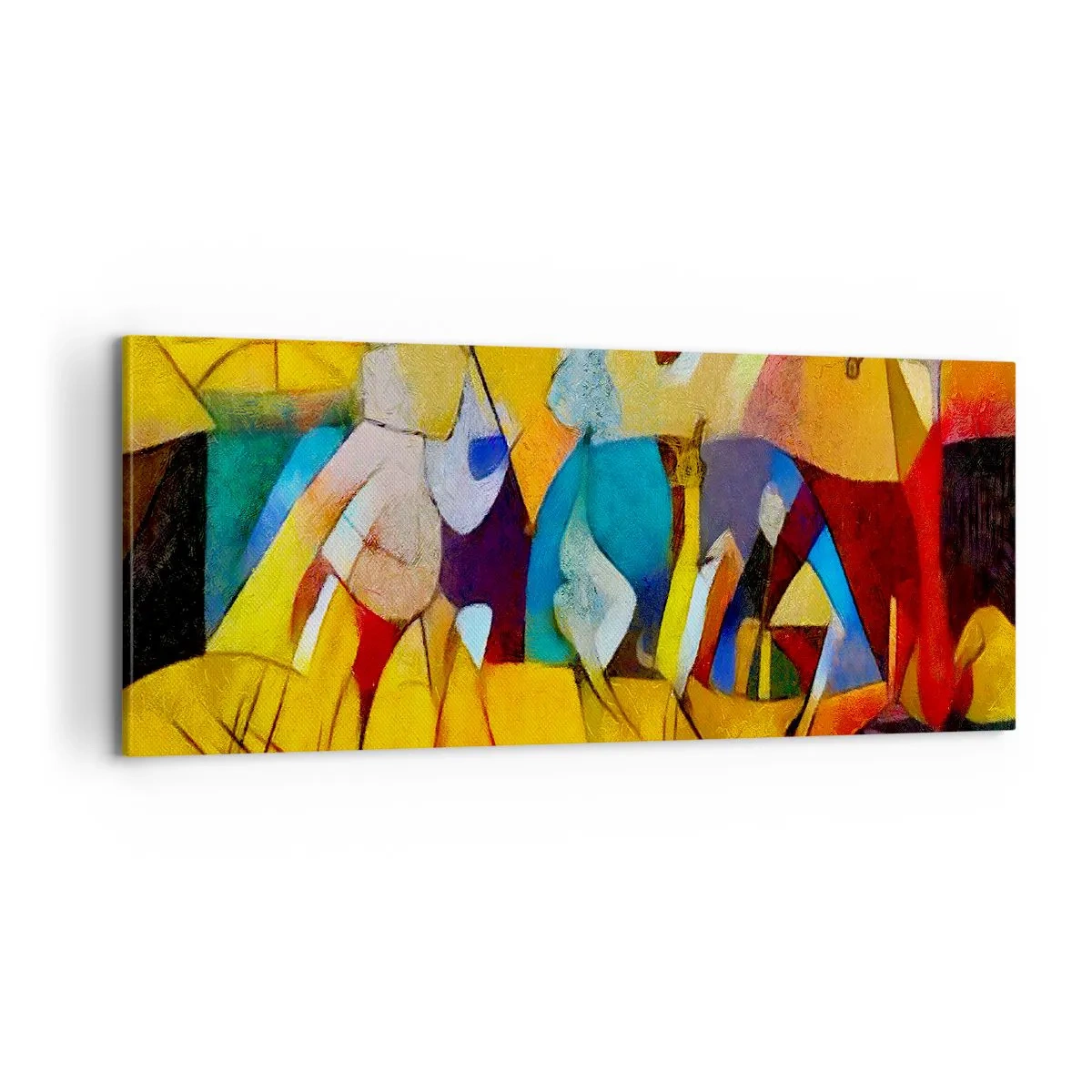 Obraz na plátně - Slunce - život - radost - 100x40 cm