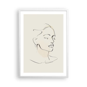 Plakát v bílém rámu - Výrazným tahem - 50x70 cm