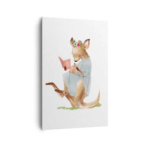 Obraz na plátně - Přečti mi, mami - 80x120 cm