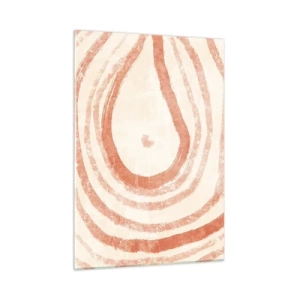 Obraz na skle - Korálové kruhy – kompozice - 50x70 cm