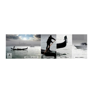 Fototapeta Vzorek Standard Eco - Pohádkové město z vody a mlhy - Krajina, Město, Benátky - 100x30 cm