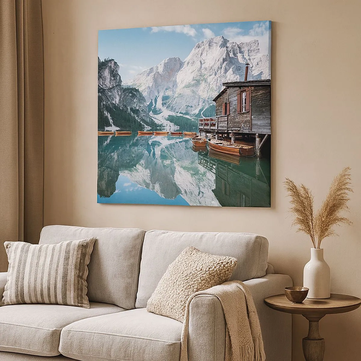 Obraz na plátně - Krystalické, horské ráno - 30x30 cm