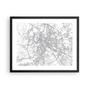 Plakát v černém rámu - Římský kruh - 50x40 cm