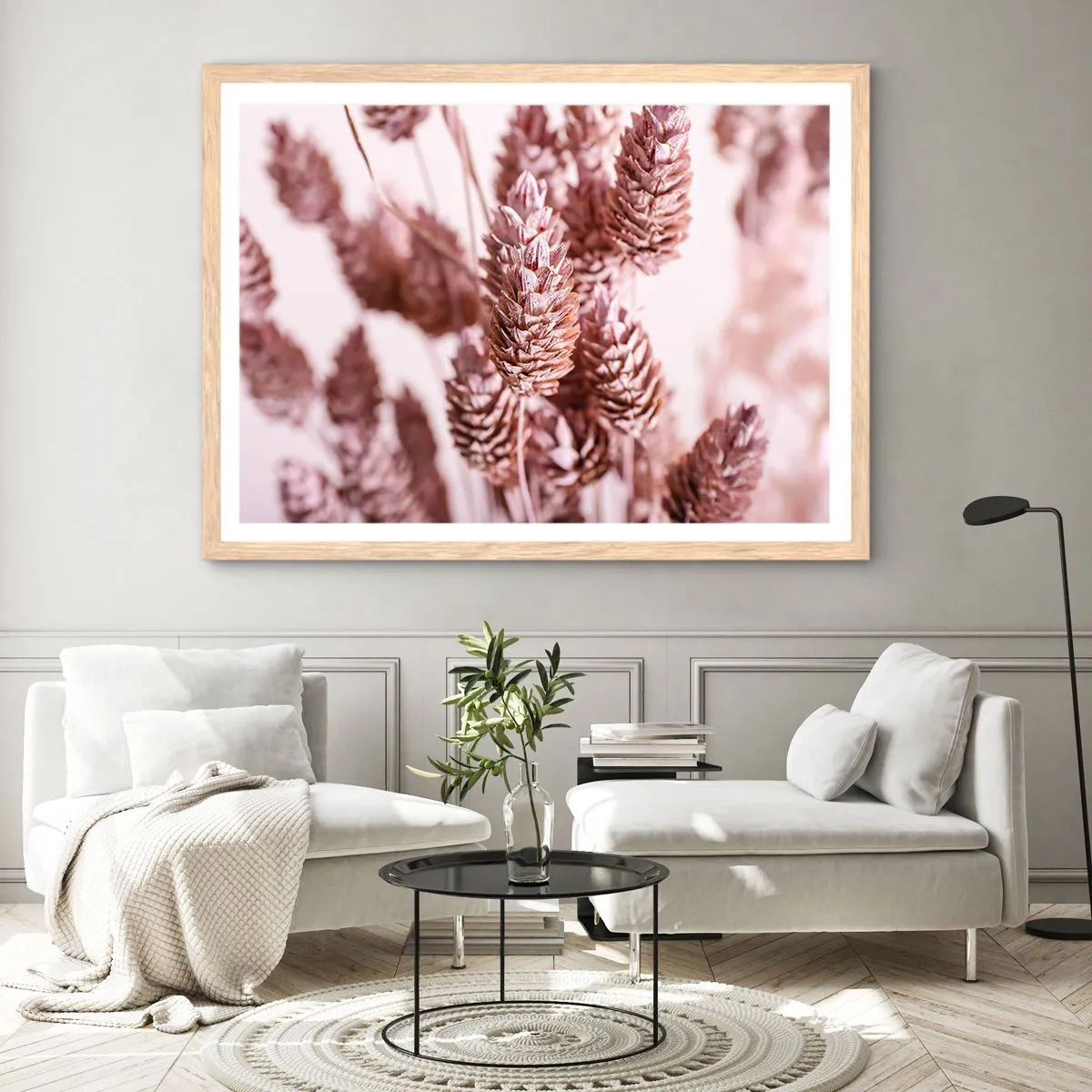 Plakát v rámu světlý dub - Zdánlivě nenápadné - 70x50 cm