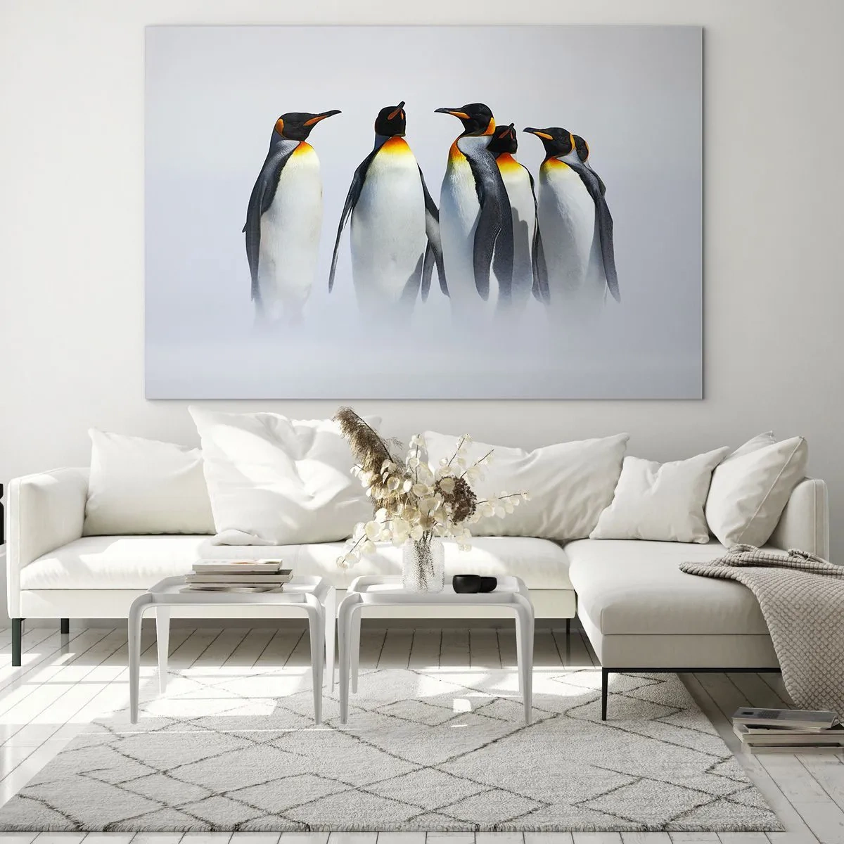 Obraz na skle - Setkání ve večerních róbách - 120x80 cm