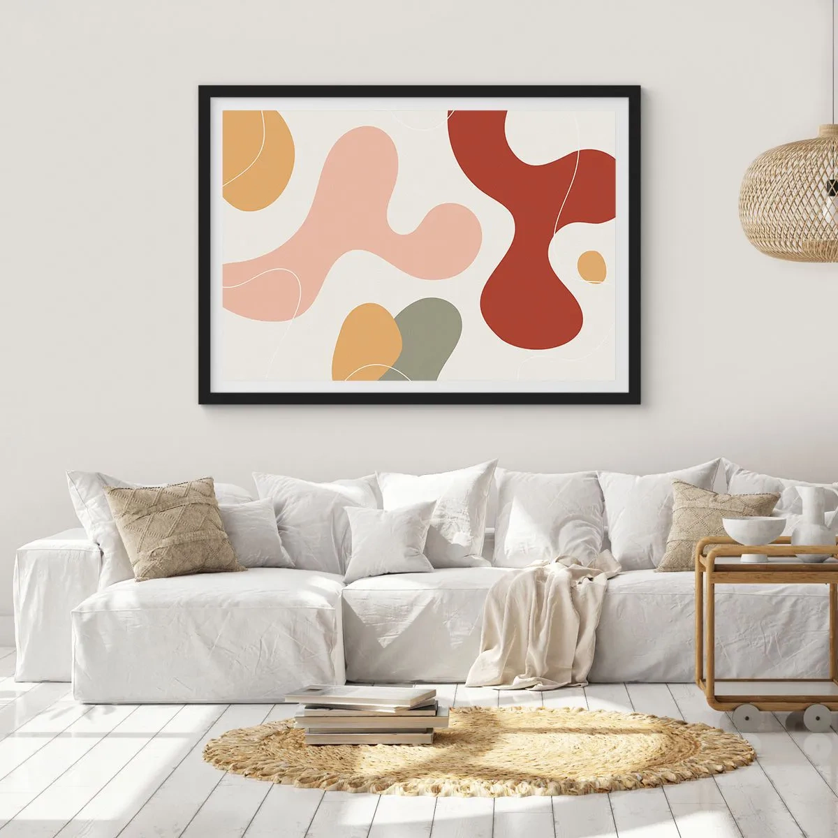 Plakát v černém rámu - Klikyháky - 50x40 cm