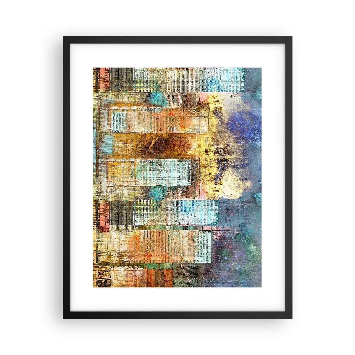 Plakát v černém rámu - Prosluněná metropole - 40x50 cm
