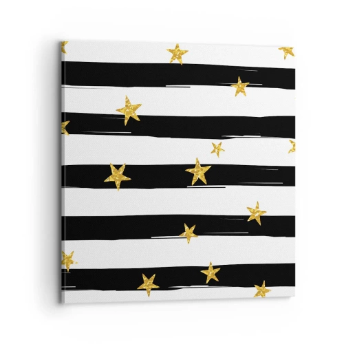 Obraz na plátně - Všichni jsme se narodili pod šťastnou hvězdou - 70x70 cm