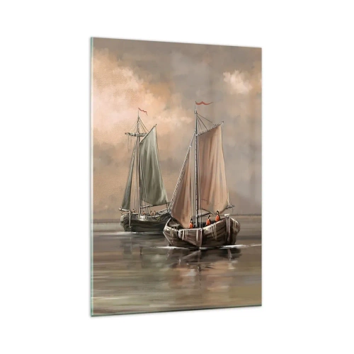 Obraz na skle - Návrat námořníků - 80x120 cm