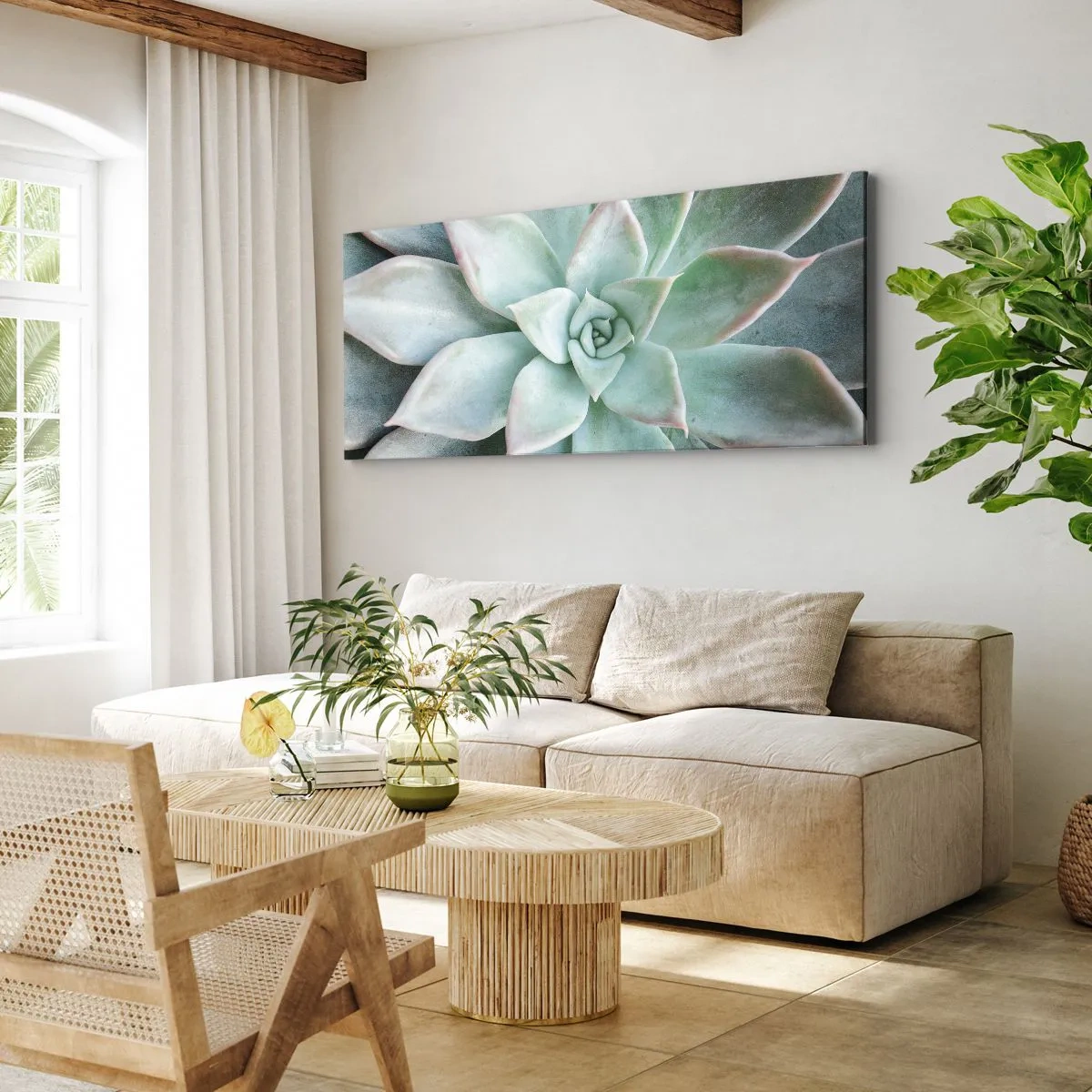 Obraz na plátně - Srdce pouště - 100x40 cm