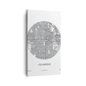 Obraz na plátně - Anatomie Los Angeles - 45x80 cm