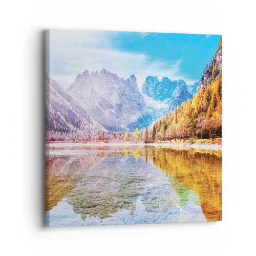 Obraz na plátně - A v horách už je podzim - 30x30 cm