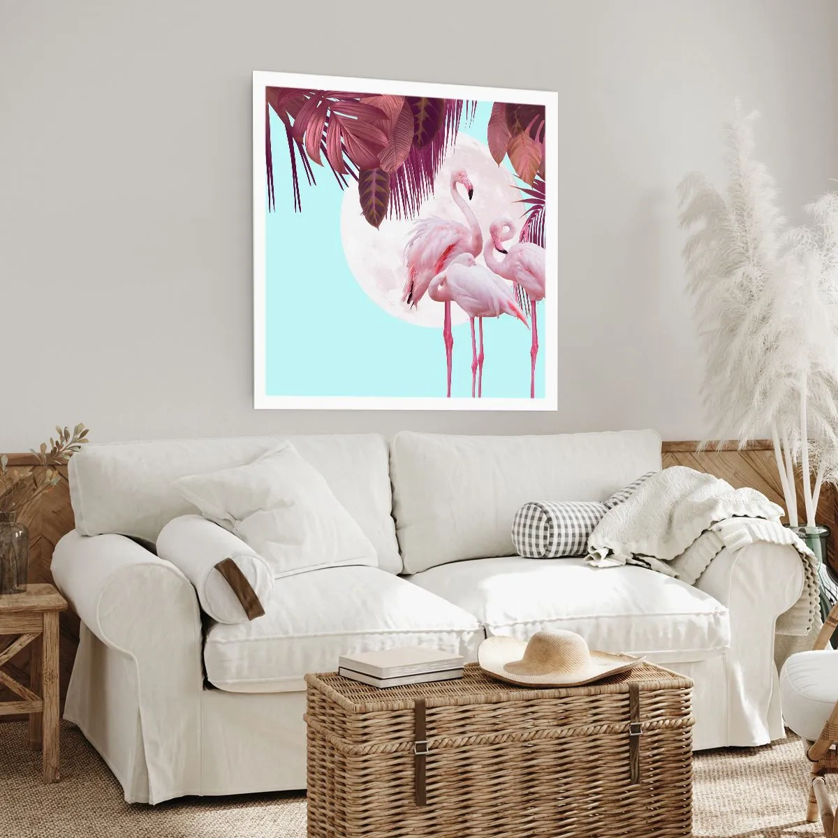 Plakát - Tři ptačí grácie - 60x60 cm