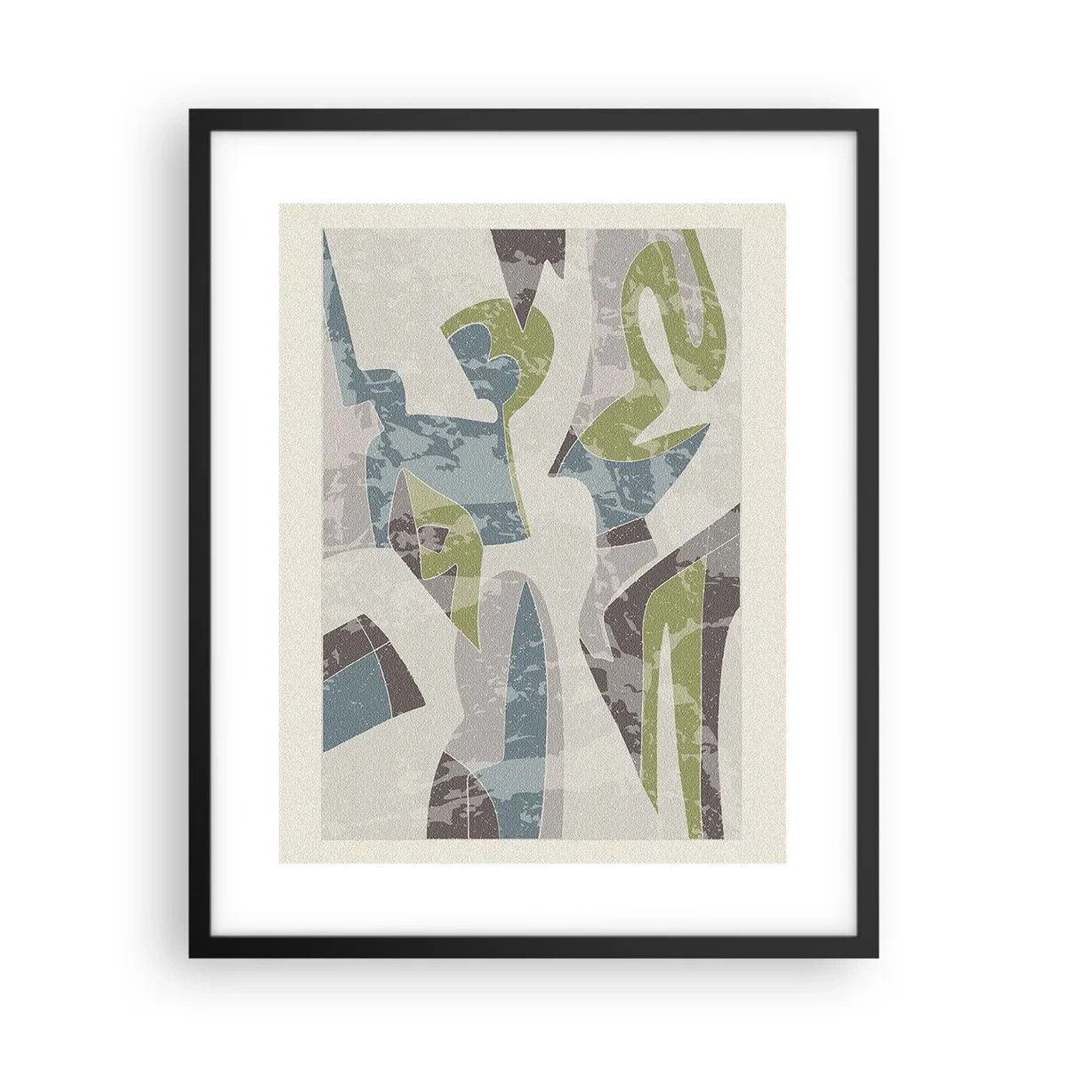 Plakát v černém rámu - Kompozice za sklem - 40x50 cm