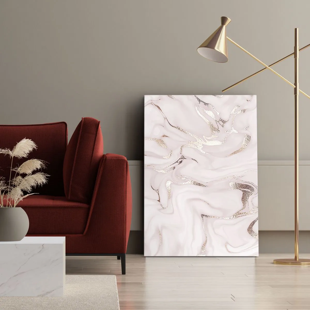 Obraz na plátně - V růžovém šílenství - 65x120 cm