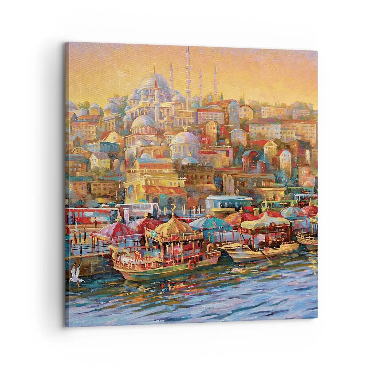 Obraz na plátně - Istanbulský příběh - 60x60 cm