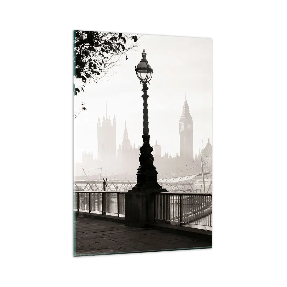 Obraz na skle - Londýnské ráno - 80x120 cm