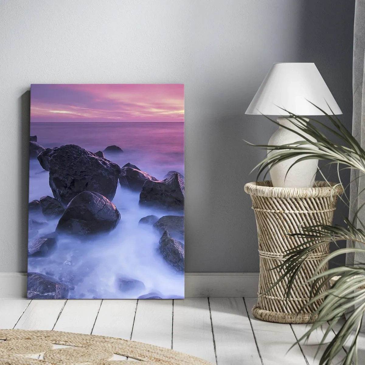 Obraz na plátně - Narozeniny v lesku a v mlze - 70x100 cm