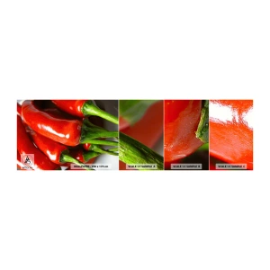 Vzor Fototapety Samolepicí Deluxe Sticker - Šťavnaté, lesklé, hladké - Gastronomie, Pepř, Zelenina - 100x30 cm