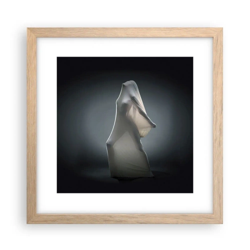 Plakát v rámu světlý dub - Skryté touhy - 30x30 cm