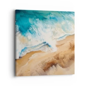 Obraz na plátně - Vlna, která se vrací - 40x40 cm