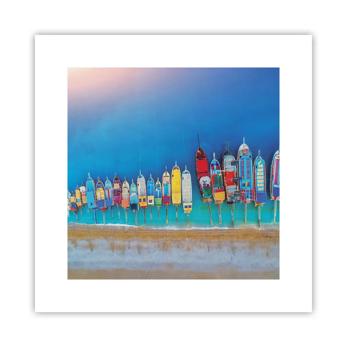 Plakát - Z ptačí perspektivy - 30x30 cm