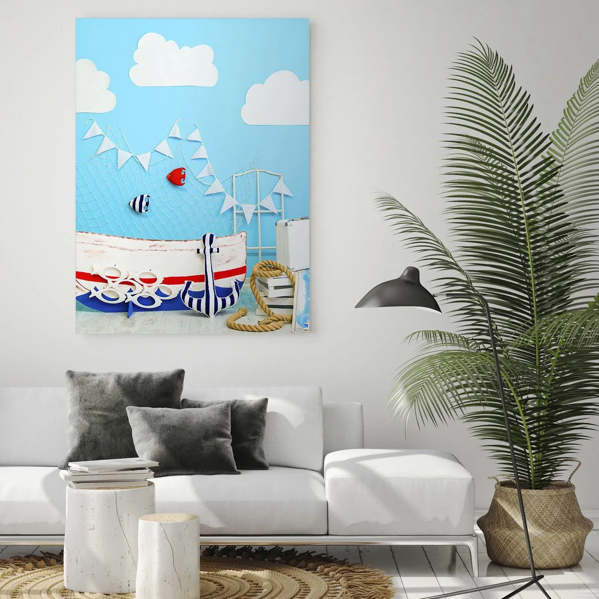 Obraz na skle - Dětský stesk za dobrodružstvím - 50x70 cm