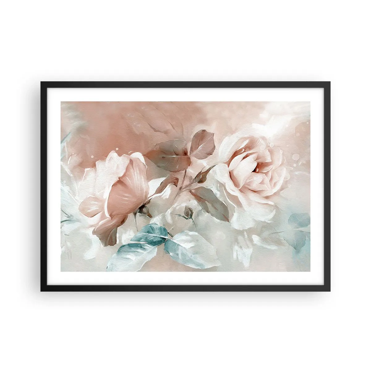 Plakát v černém rámu - Duch romantismu - 70x50 cm