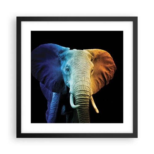 Plakát v černém rámu - Výstřední muž, ale ne podivín - 40x40 cm