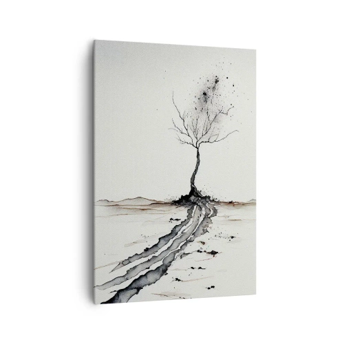 Obraz na plátně - Zimní melancholie - 70x100 cm