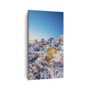 Obraz na plátně - Esence Řecka - 45x80 cm