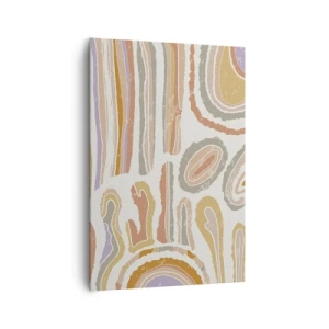 Obraz na plátně - Barevné průřezy - 70x100 cm