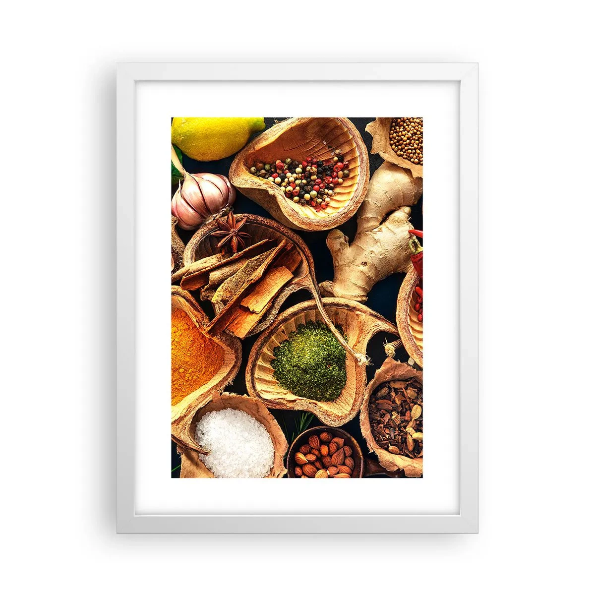 Plakát v bílém rámu - Vezmi si, co chceš - 30x40 cm