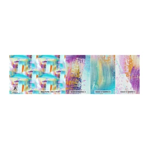 Vzor Fototapety Premium Canvas - Pohodové střídavé cákance - Abstrakce, Kus, Malování - 100x30 cm